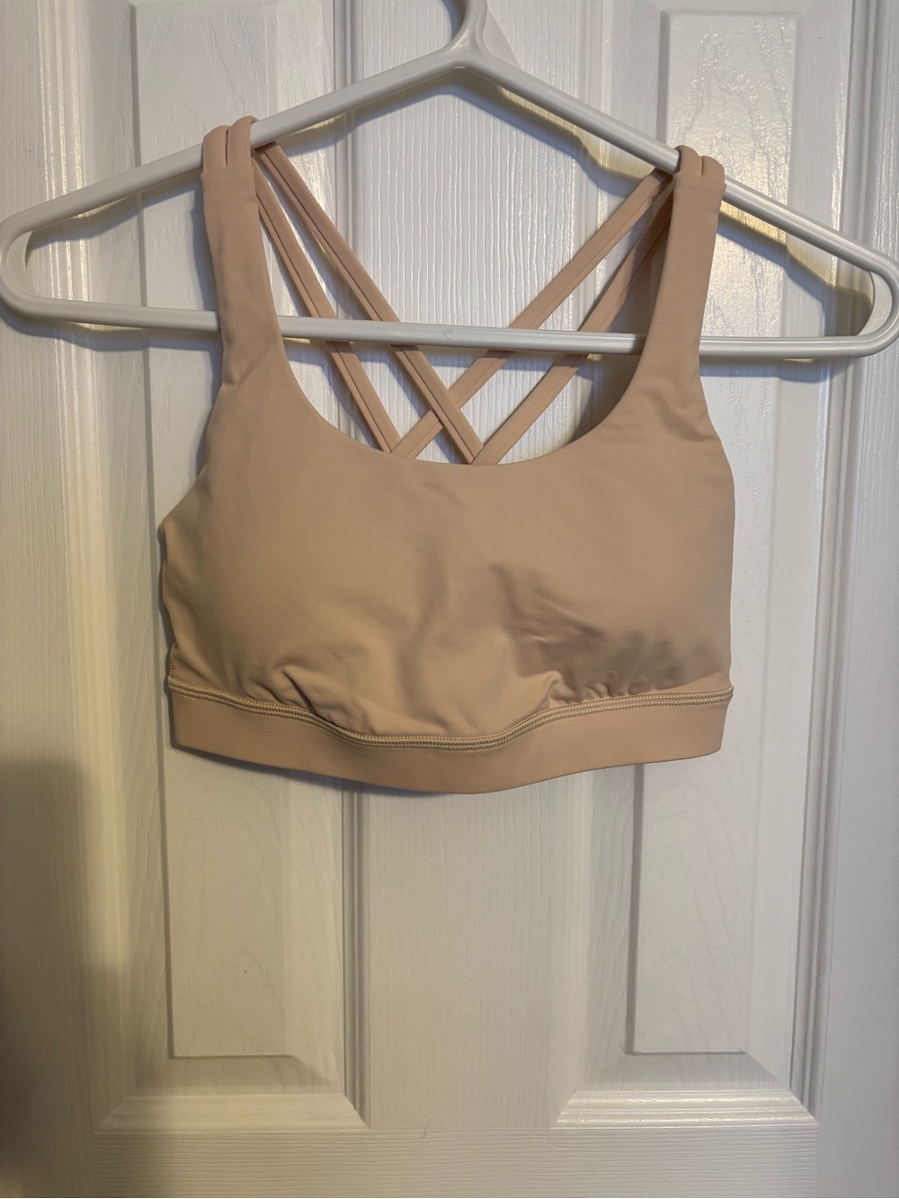 lululemon athletica Beige Strappy Sports Bra